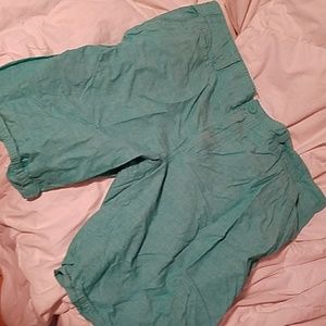 Summer green shorts